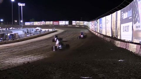 USAC/CRA Sprint Cars test for Oval Nationals at Perris Auto Speedway