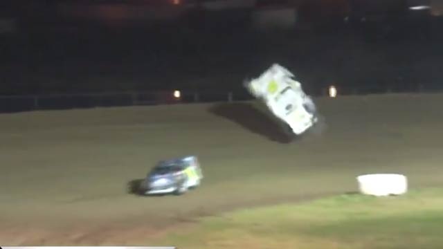 Wrecked Wednesday 10 Danny Veal Flips at Southern Oklahoma Speedway in 2016