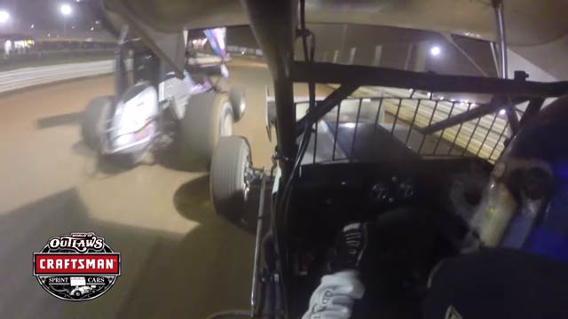 World of Outlaws Craftsman Sprint Cars Lincoln Speedway Onboard